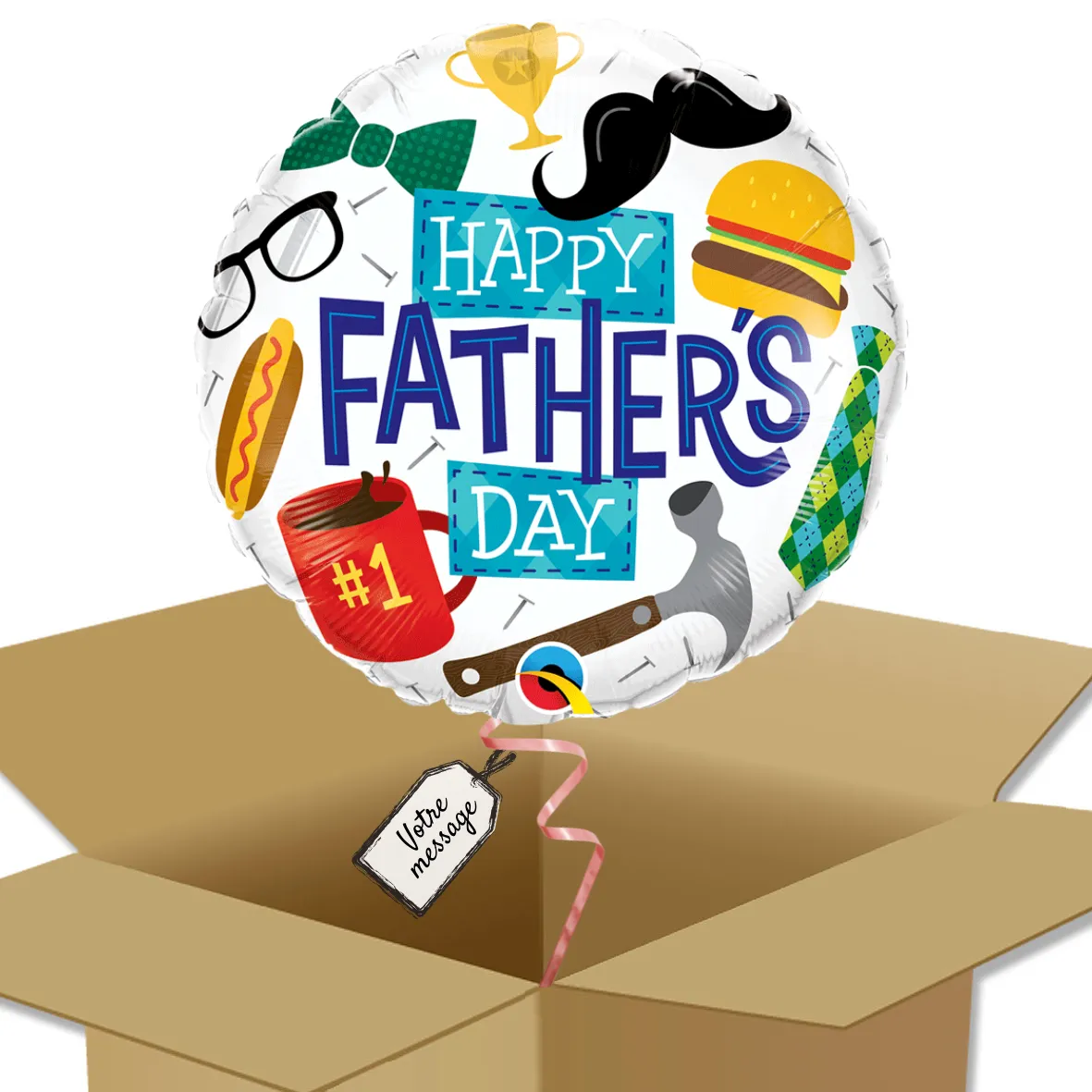 Ballon Rond – « Happy Father’s Day »